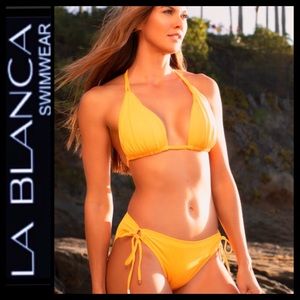 NWT La Blanca Island Goddess Hipster Bikini Bottoms